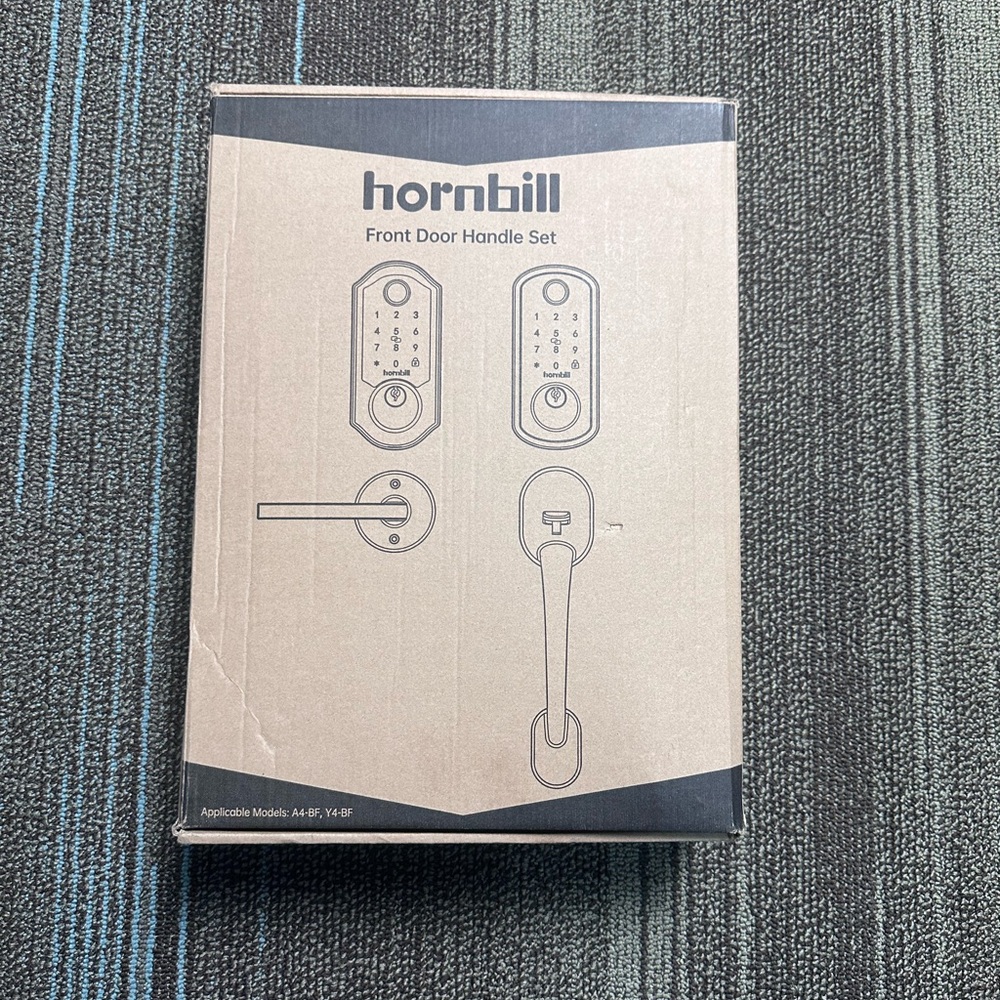 Keyless Entry Door Lock with Handle, Hornbill Smart Front Door Lock Set *NEW* - Picture 6 of 7